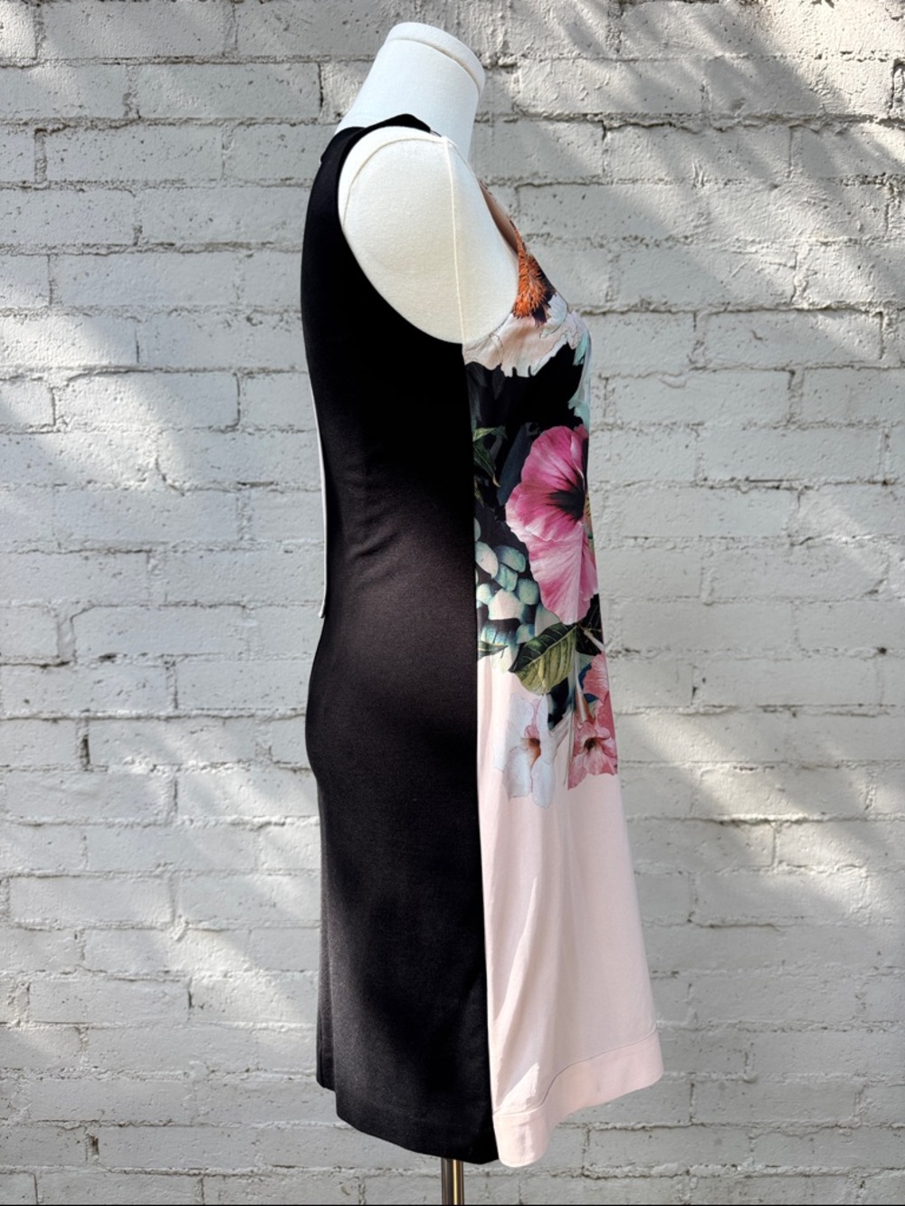 Ted Baker London Tazzmyn Floral Tunic Black Cream Drape Size 2 (Ted Size 0) - Picture 5 of 17
